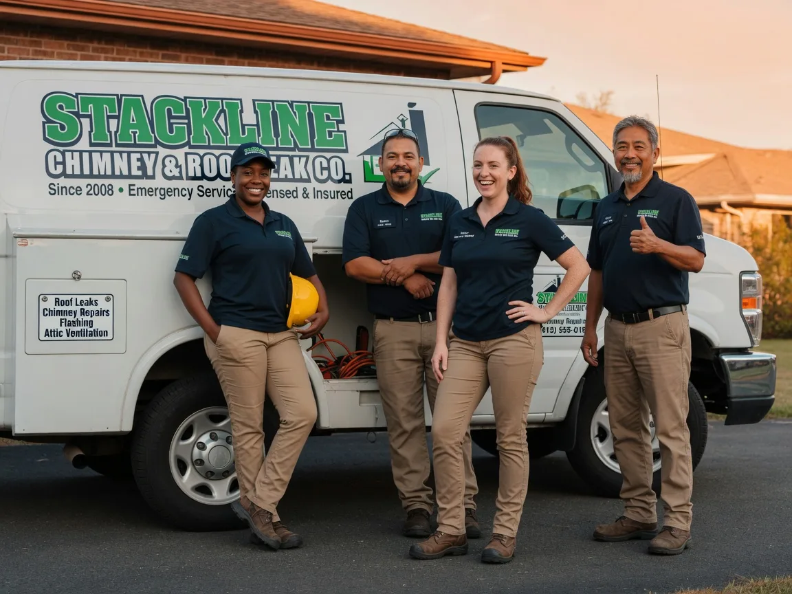 Chimney flashing repair company in Salem, AR